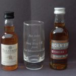 Giveaway; shot glass and miniatures