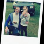 Dad and daughter completing a fun run