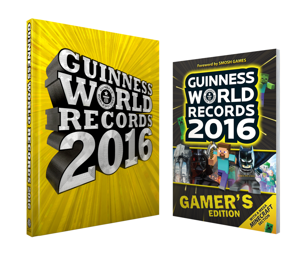 Guinness World Records 2016, Guiness World records Gamer's Edition. 