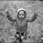 Playing in the November snow