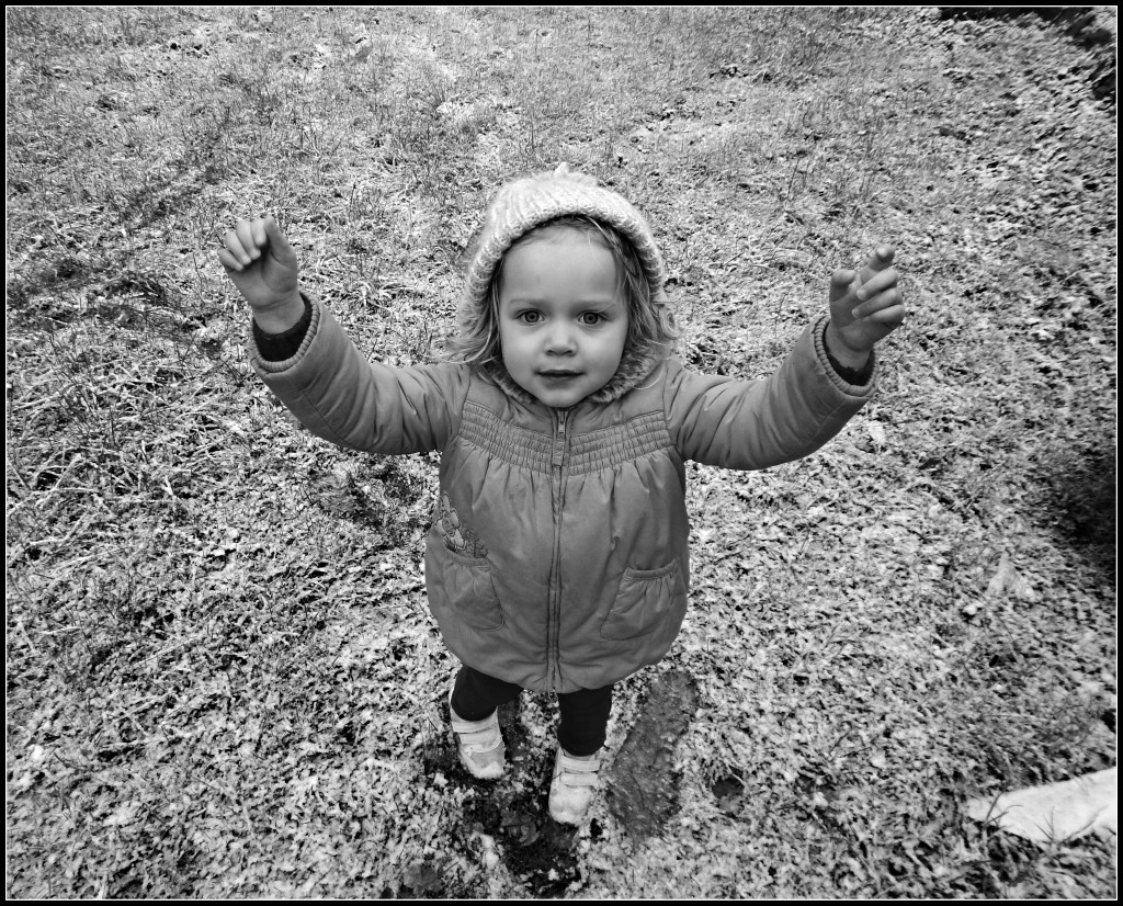 snow, toddler, outdoors play, November, 