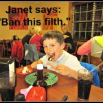 Ban children from restaurants and cafes?