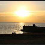 Sunset on Brighton Beach
