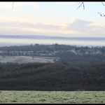 A photo of the North Downs, caught on the school run