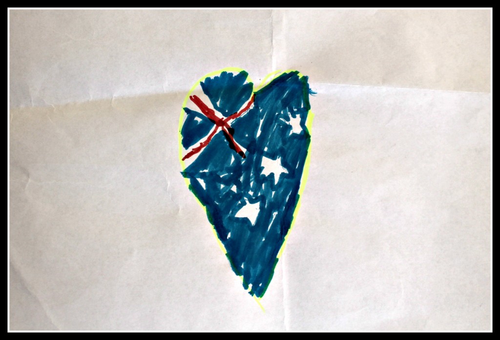 Australia, Melbourne, flag, freedom, children