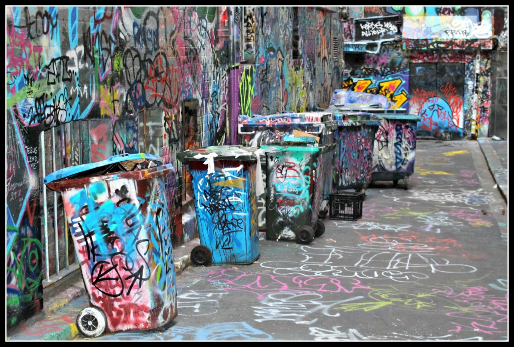 Graffiti, Melbourne, Australia, Hosier Lane, The Lanes, 