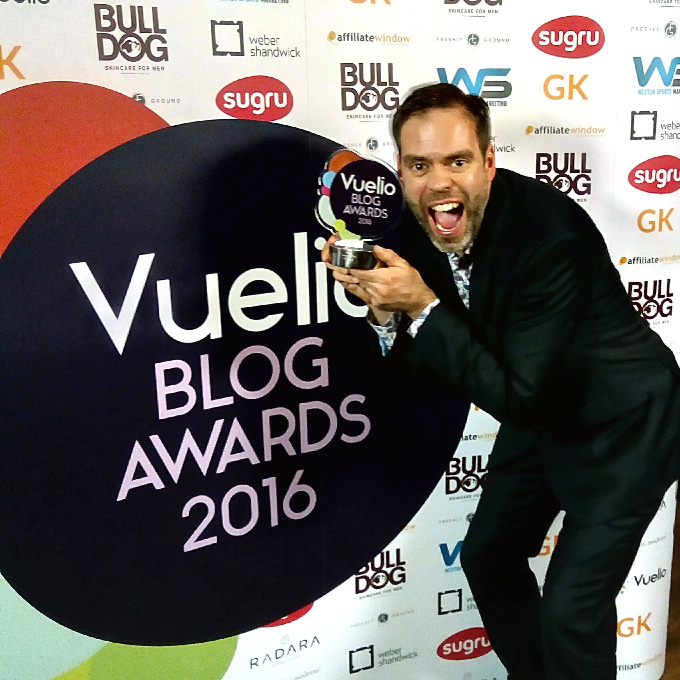 Vuelio, Vuelio blog awards, blogging, best UK dad blog, daddy blogger