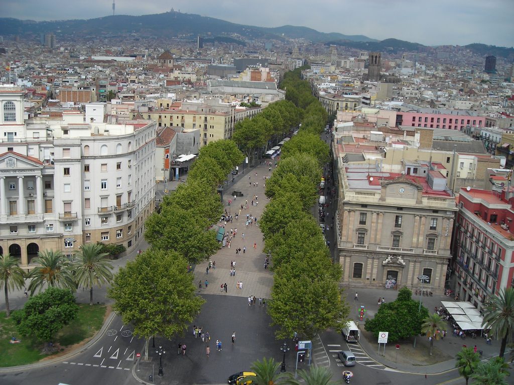 Barcelona, Avis guide to Barcelona, Las Ramblas, La Rambla