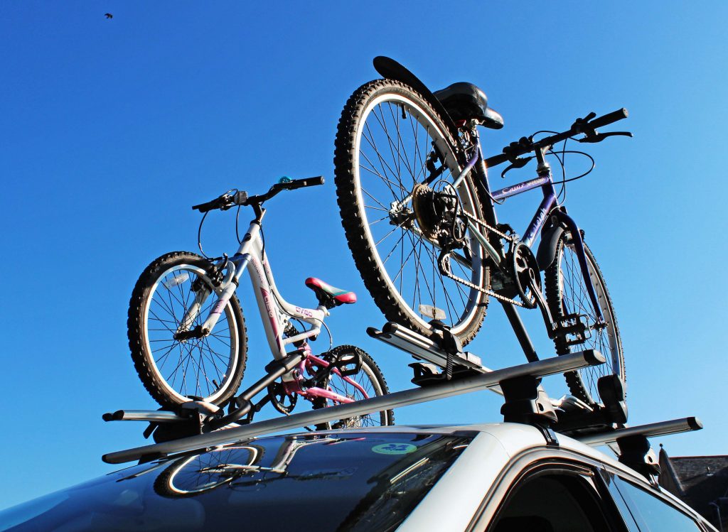 Thule proride 598 roof mounted store bike rack