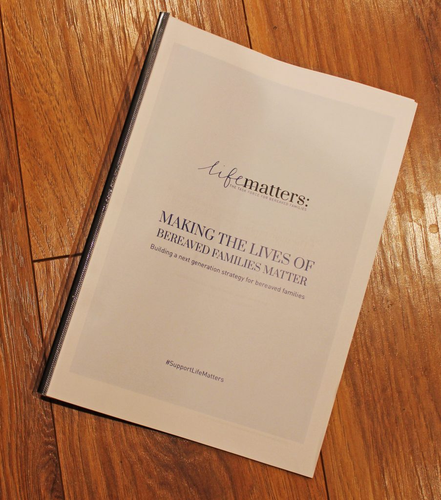 Ben Brooks-Dutton, Life Matters Task Force, making the Lives of Bereaved Families Matter, dadbloguk, dadbloguk.com, dad blog uk, bereavement, bereaved families