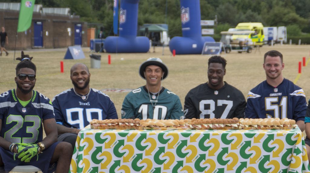 Subway, NFL, NFL Flag, Summer Bowl finale, NFL Flag presented by Subway, Neiko Thorpe, dadbloguk,dadbloguk.com, dad blog uk, school run dad, active children, sport for children