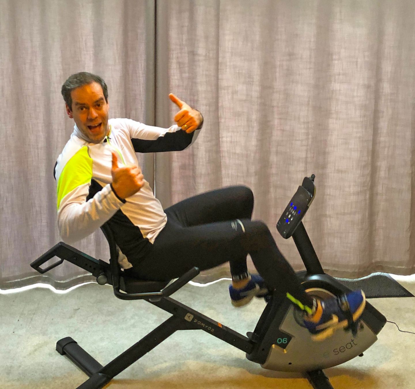 Can a recumbent exercise bike provide a 