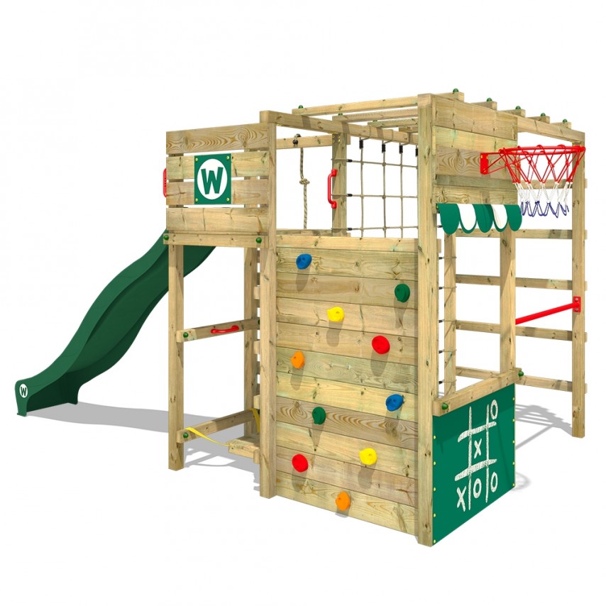 outside play, buying a climbing frame, timber climbing frame, wooden climbing frame