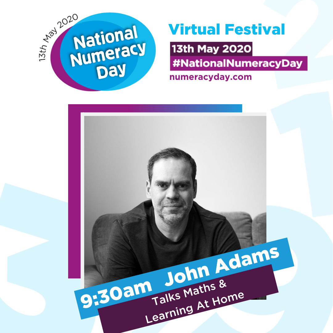 National numeracy, National Numeracy Day, National numeracy Day 2020, John Adams of Dadbloguk