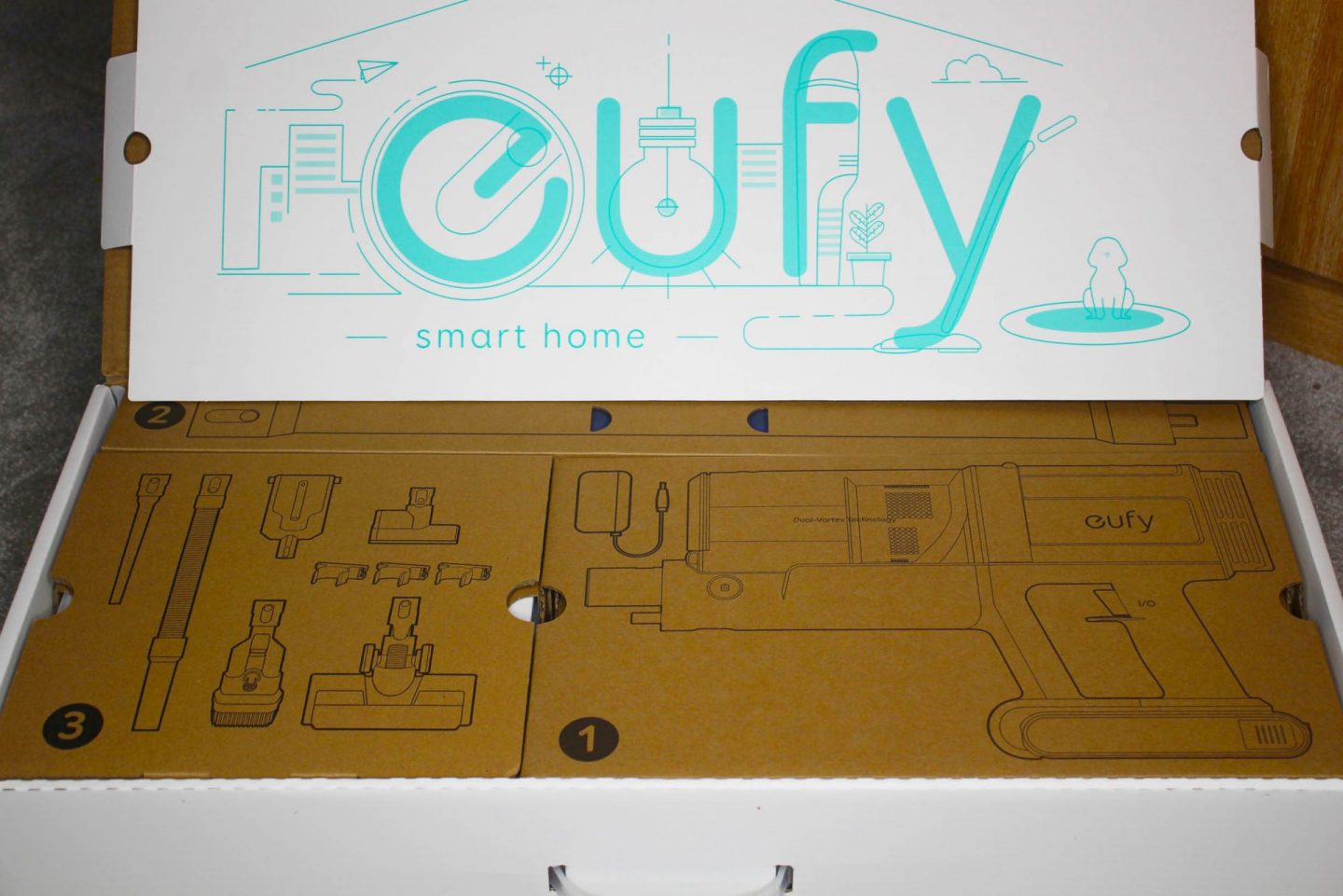 Eufy HomeVac S11 packaging