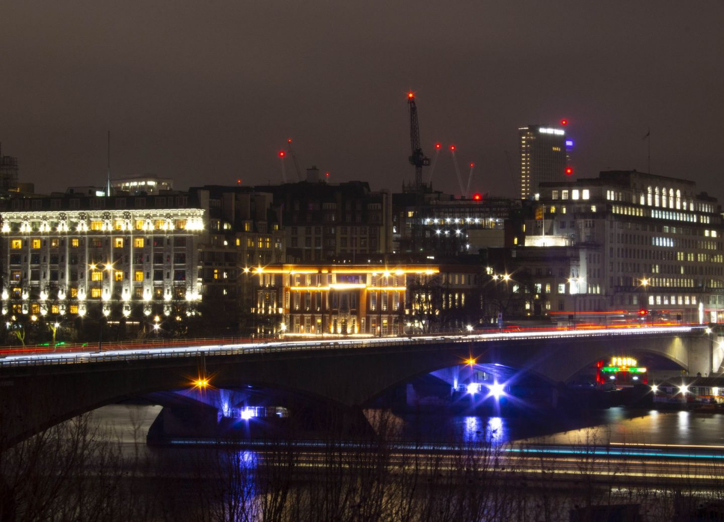 Waterloo Bridge in London, also known as the Ladies' bridge