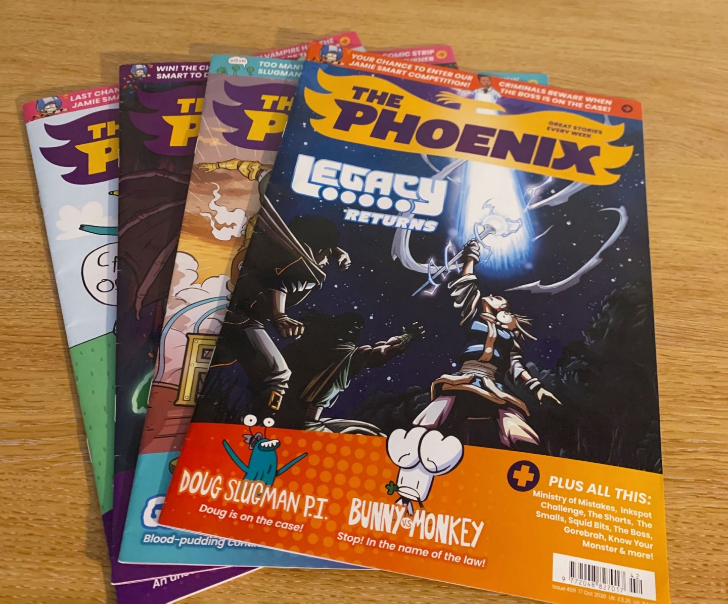 Selection of Phoenix comics. 