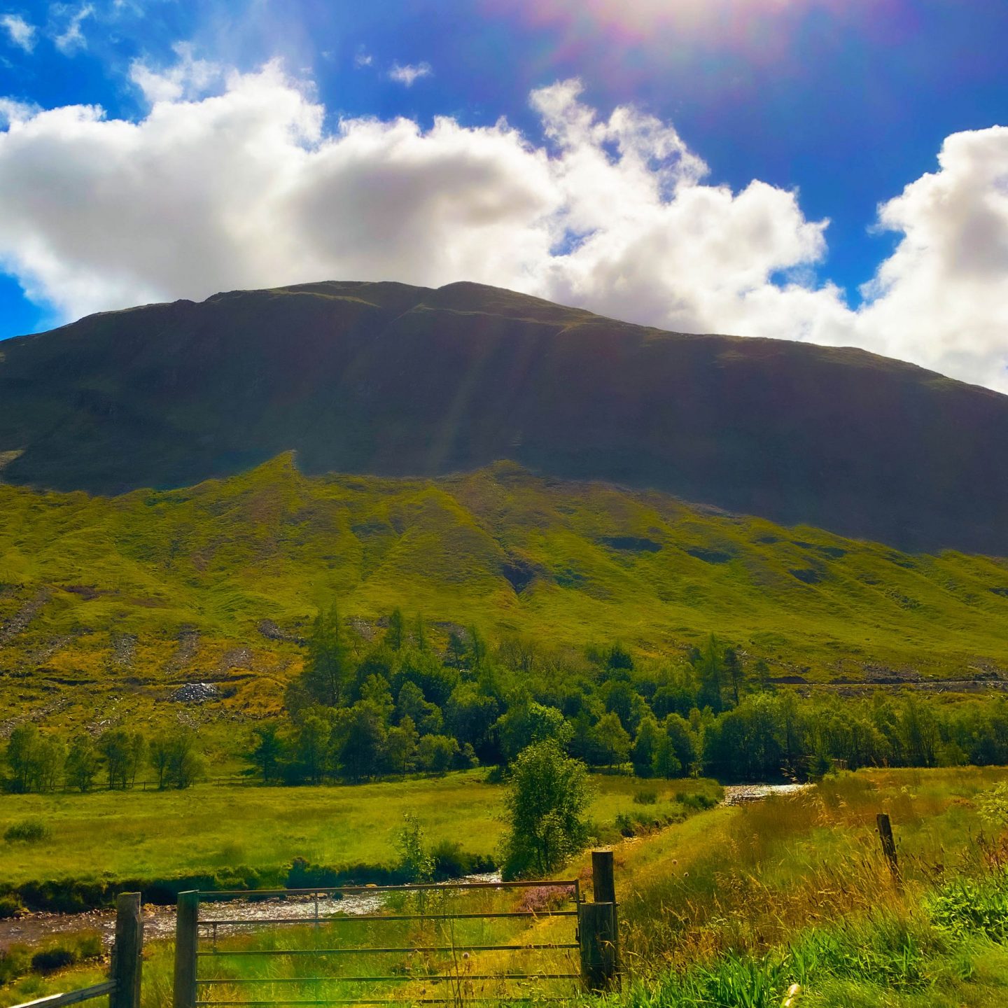 A Highland landscape taken near Oban in Scotland.
