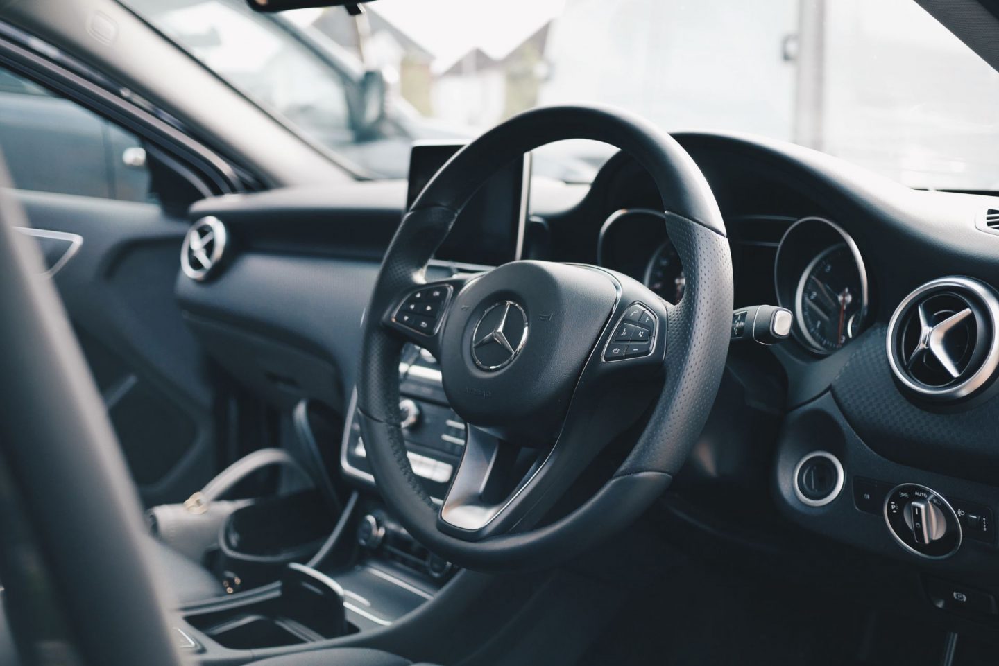 Interior of vehicle after being cleaned