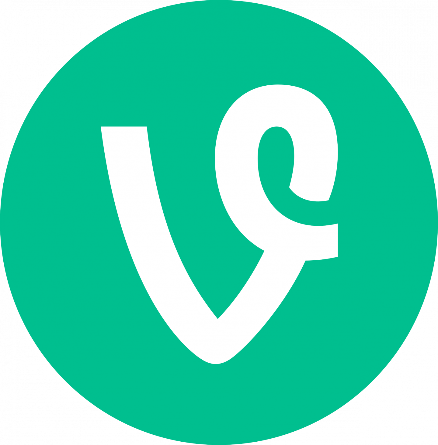 Vine social media logo.