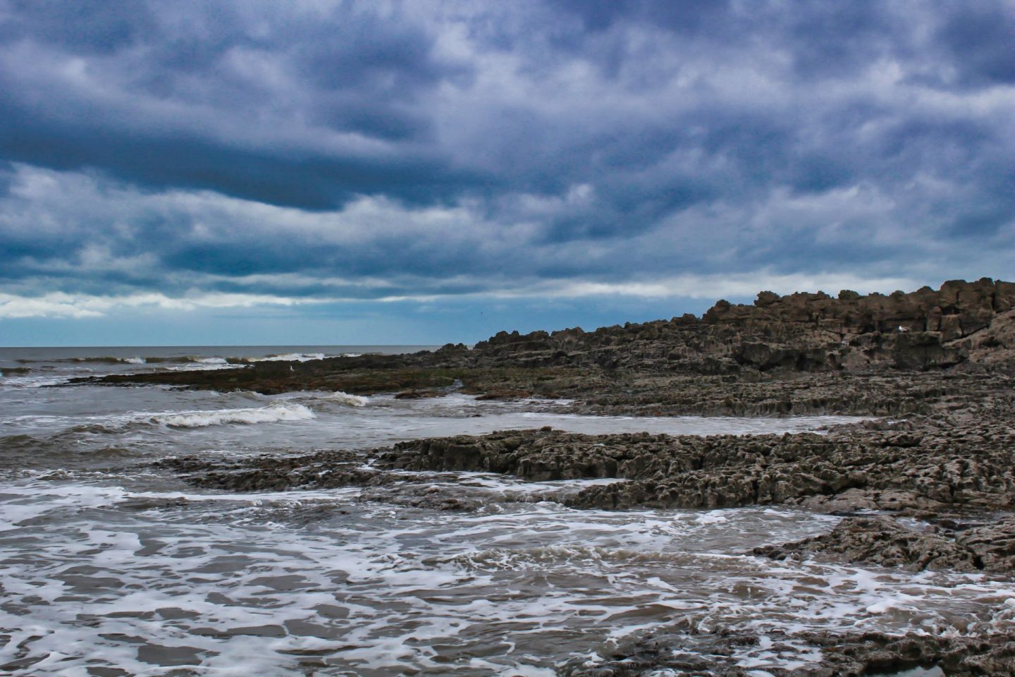 With a little help from my friends. A picture I took of the Welsh coast that was edited by a friend of mine.