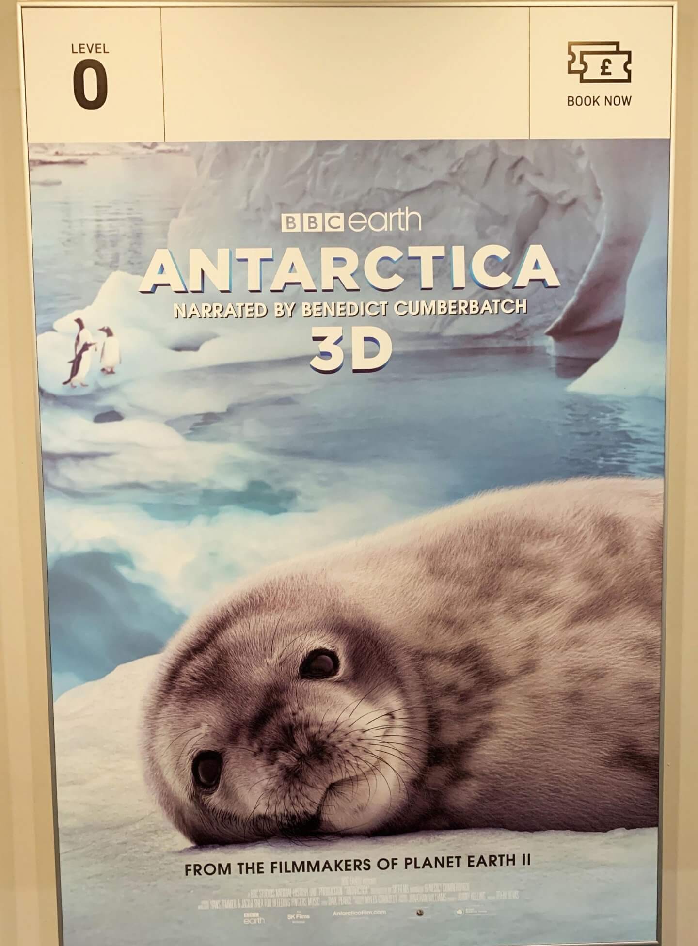 Benedict Cumberbatch, Antarctica film poster