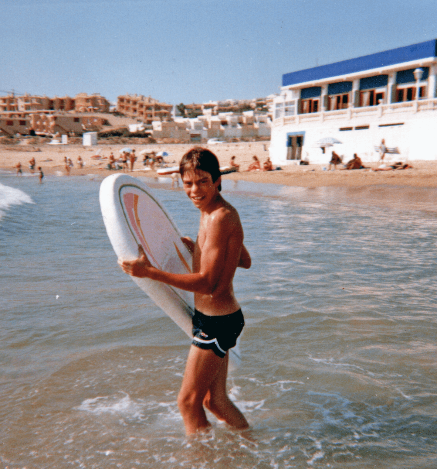 Spain, bodyboarding, family holiday