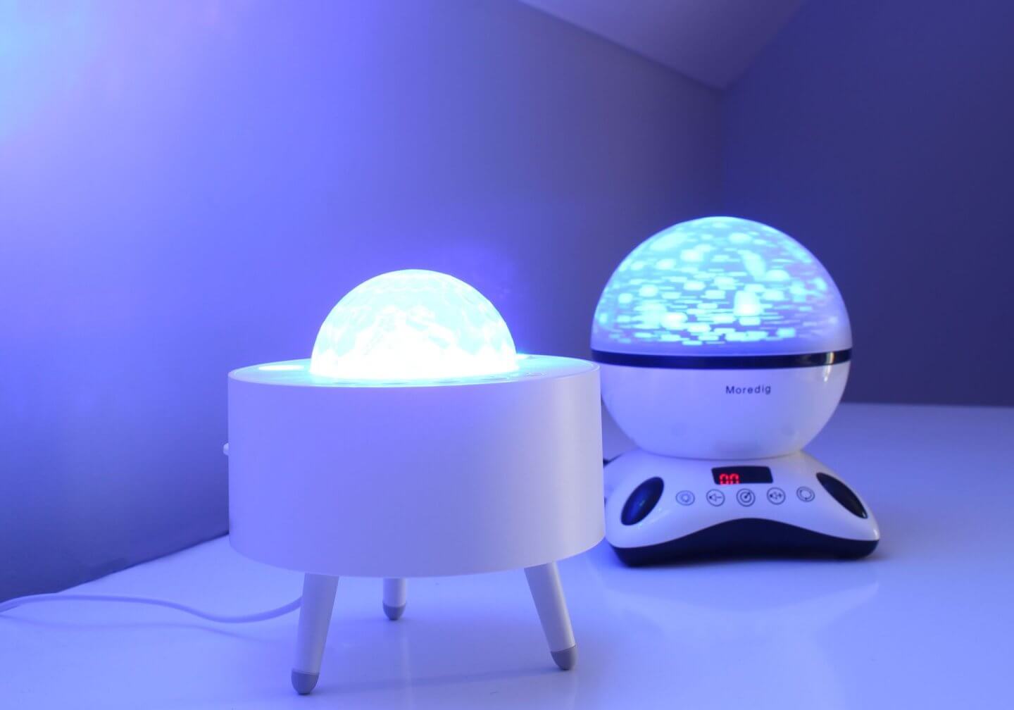 Moredig baby light store projector