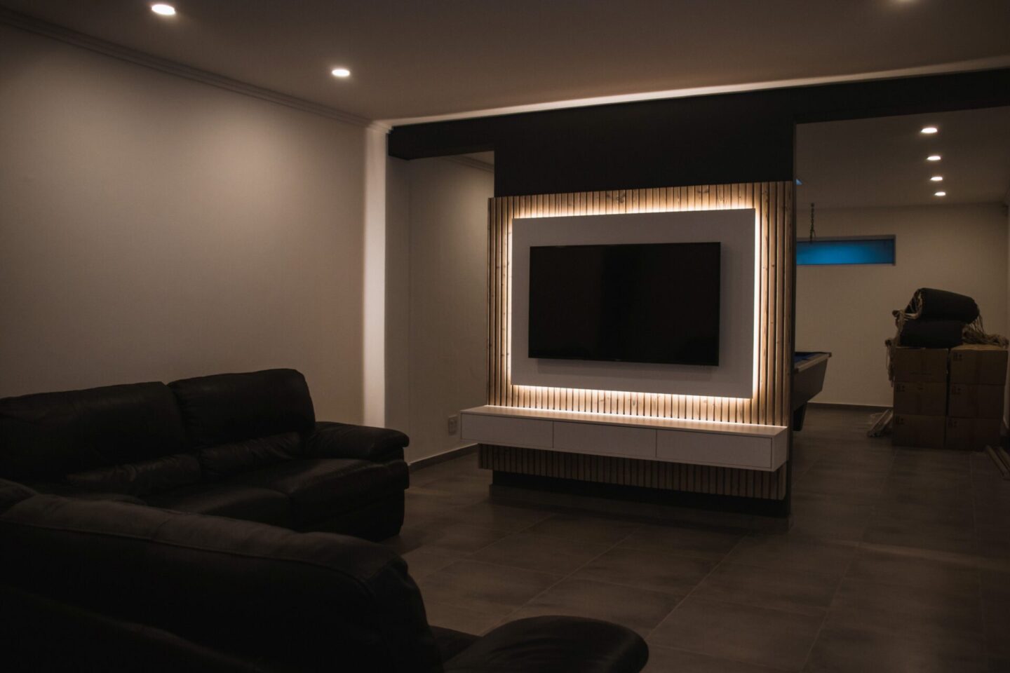 LED lights, family home, home improement